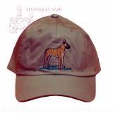 Cap 100% Cotton with Embroidered Great Dane