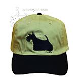 Cap 100% Cotton with Embroidered Scottish Terrier