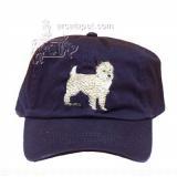 Cap 100% Cotton with Embroidered Cairn Terrier