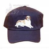 Cap 100% Cotton with Embroidered Saint Bernard