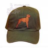 Cap 100% Cotton with Embroidered Vizsla