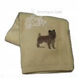 Cotton Terry Cloth Dog Hand Towel with Cairn Terrier