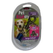 Flashing LED Pet Blinker Blue and White for Large Breeds