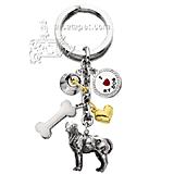 Key Chain Labrador with 5 Charms