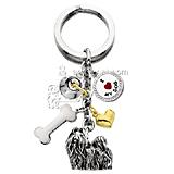 Key Chain Shih Tzu with 5 Charms