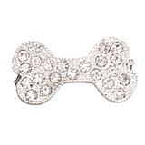 Iridescent White Bone Fluff Holder