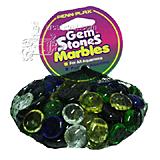 Gem Stones Flat Marbles Multicolor Aquarium Decoration