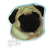 Vinyl Dog Magnet with Pug Small