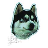 Vinyl Dog Magnet with Siberian Husky Small