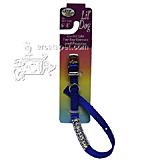 Nylon Lil' Dog Jeweled Dog Collar Blue Medium