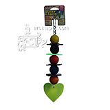 Acrylic Heart Kabob Med