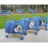 Four Paws Fresh Air Pet Stroller Blue