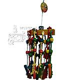 ParroTopia Cotton and Wood Toy Large