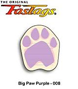 FasTags Big Paw Purple