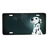 Aluminum Dog Breed License Plate with Dalmatian