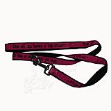 Embroidered Dog Leash 4-ft x1-in One of us Loves a Big Stick
