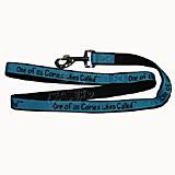 Embroidered Dog Leash 4-ft x1-in One of us Comes when Called