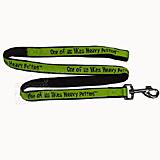 Embroidered Dog Leash 4-ft x1 One of us likes Heavy Petting