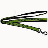 Embroidered Dog Leash 6-ftx3/4 One of us Likes Heavy Petting