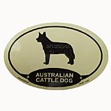 Euro Style Oval Dog Decal Australian Cattle Dog
