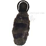 Tennis Ball with Racoon Tail Dog Toy