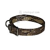 Collar Snake Print Brown Lg 18-22 in 