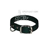 Collar DeerTan Leather Green Sm 7-9.5