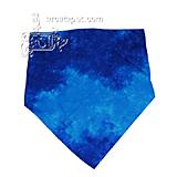 Dog Bandana Handmade Tie-Dye Blue