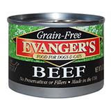 Evanger's Beef Canned Dog and Cat Food 6 oz