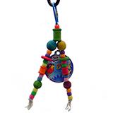 Bird Brainers Beads Spools and Discs Small Bird Toy