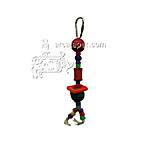 Plastic and Wooden Beads small parrot toy