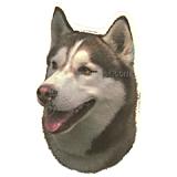 Double Sided Dog Decal Husky