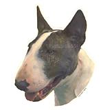 Double Sided Dog Decal Bull Terrier
