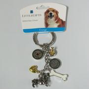 Key Chain Corgi with 5 Charms