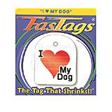 FasTags I Love My Dog Do-it-yourself Pet ID Tag