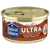 Natural Balance Chicken & Liver Pate Can Cat Food Case