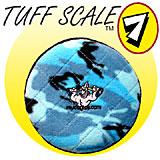 Tuffy's Flyer Jr Blue Camo Design Dog Toy