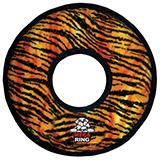 MEGA Tuffy's  Rumble Ring - Tiger Print Dog Toy
