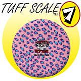 Tuffy's Sport Flyer Pink Leopard Design Dog Toy