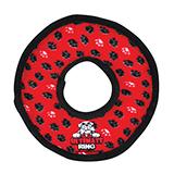 Tuffy's Ultimate Rumble Ring Red Paws Dog Toy