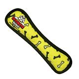 Tuffy's Ultimate Stone Bone Yellow Bone Print Dog Toy