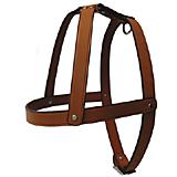 Tan Leather Dog Harness 3/8 x 14 inch