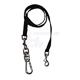 Pet Walker-Plus 3 Dog Leash Adapter Black Small Nylon