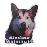 6-inch Vinyl Dog Decal Alaskan Malamute Picture