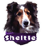 6-inch Vinyl Dog Decal Sheltie Picture