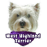 6-inch Vinyl Dog Decal West Highland White Terrier Picture