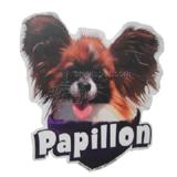 6-inch Vinyl Dog Decal Papillon Picture