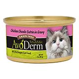 AvoDerm Select Cuts Chicken Chunks Canned Cat Food case