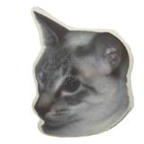 Double Sided Decal Cat Siamese Blue Point