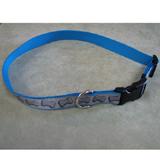 Lazer Brite Bones Dog Collar Large Reflective